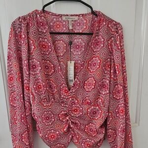 BCBGeneration Coral Pink Top Large